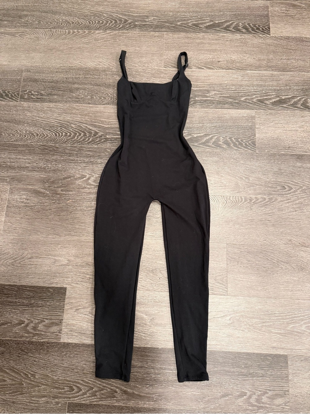 Oh Polly Black Slim Spaghetti Strap Jumpsuit